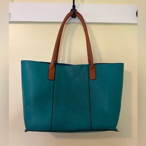Teal Tote Purse Set by Sofia Vitali